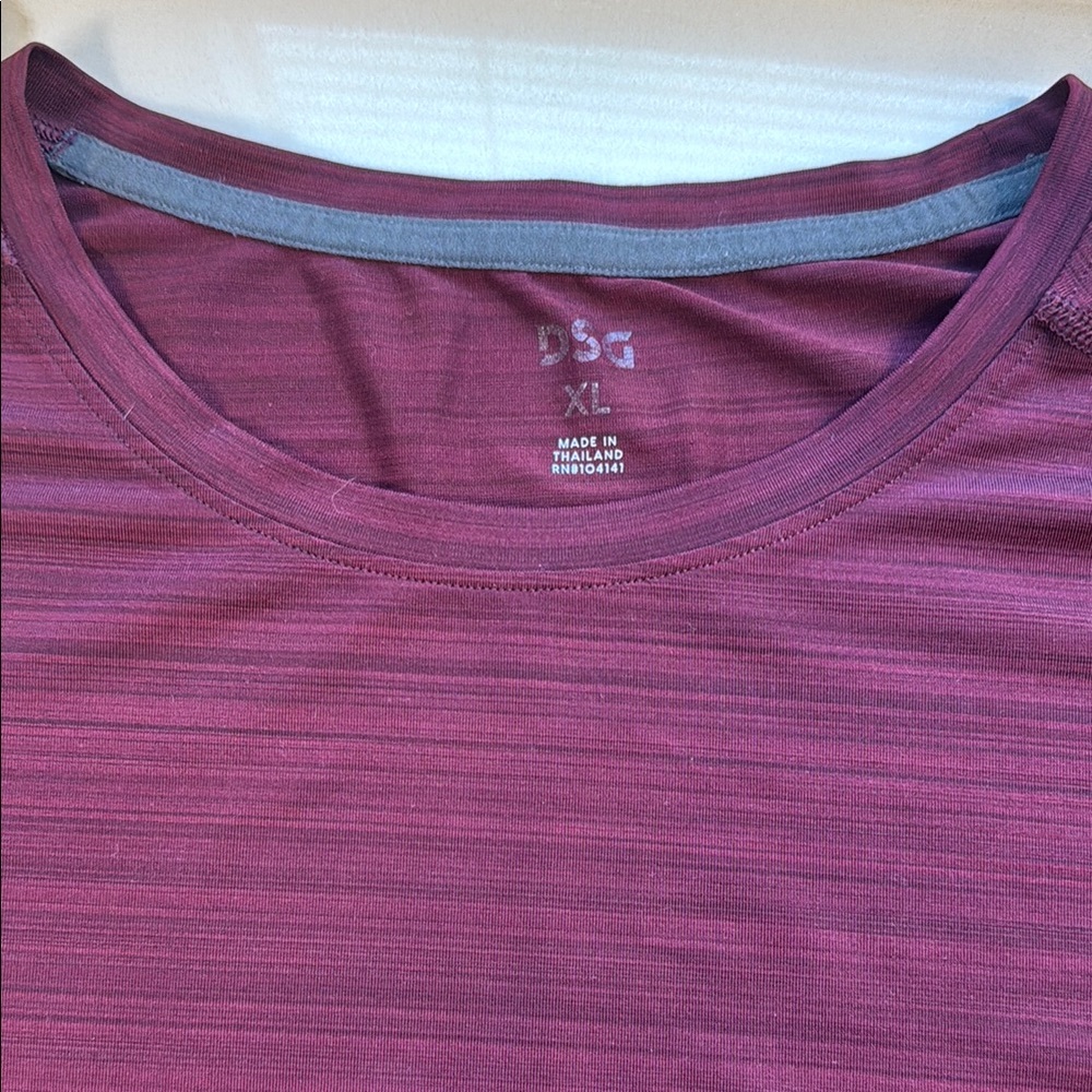 DSG Purple Long Sleeve Tee Soft Performance Fabric